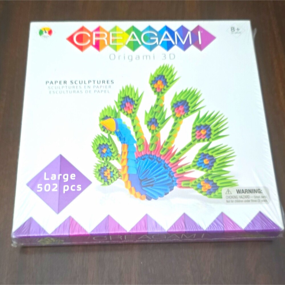 Creagami Origami 3D Paper Sculpture Kit Large 502 pcs CR 738 US